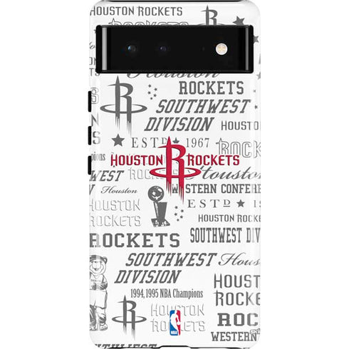NBA Houston Rockets Historic Blast Pixel Cases